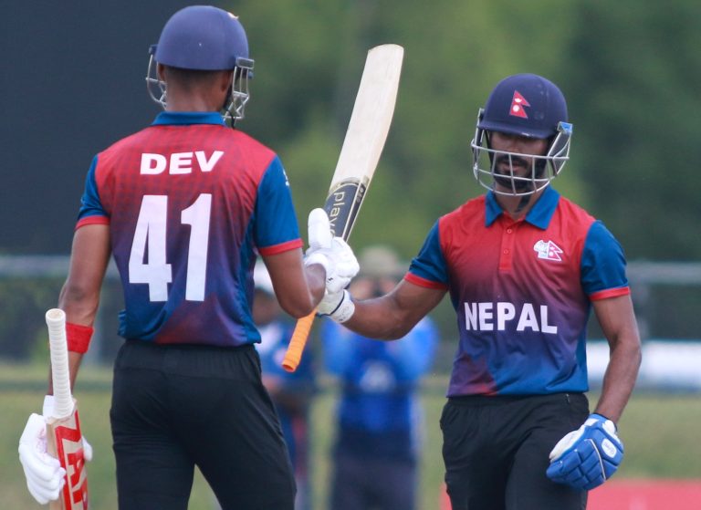 Batsmen shine as Nepal post 274 against the USA