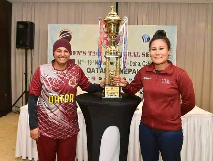Nepal Women register thumping 119-runs win over Qatar Women