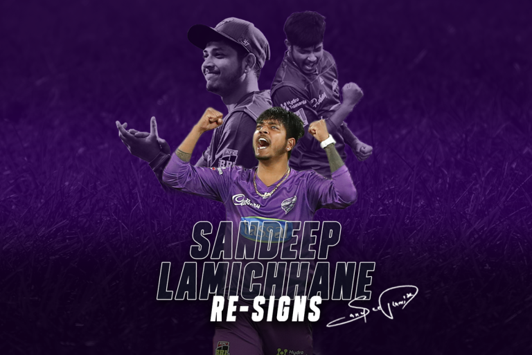 Hobart Hurricanes re-signs Sandeep Lamichhane in the BBL