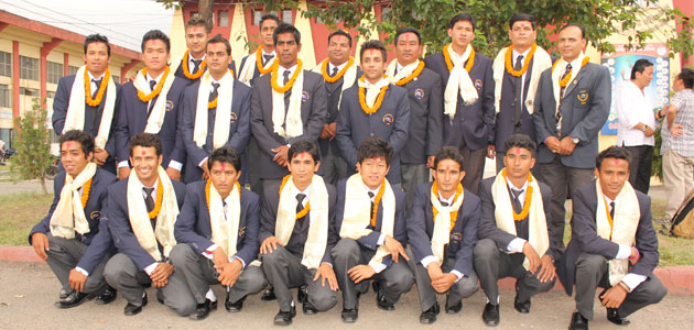Group Photo of U-19 of Nepal for U-19 Asia Cup 2012