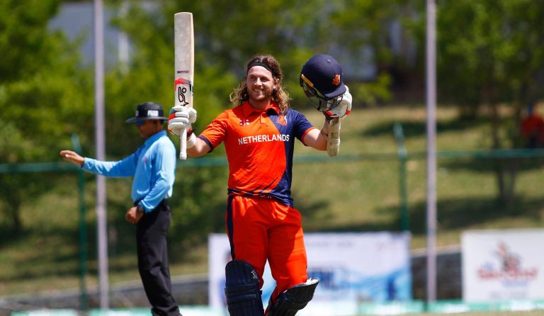Max O’Dowd scores the first T20 century for The Netherlands