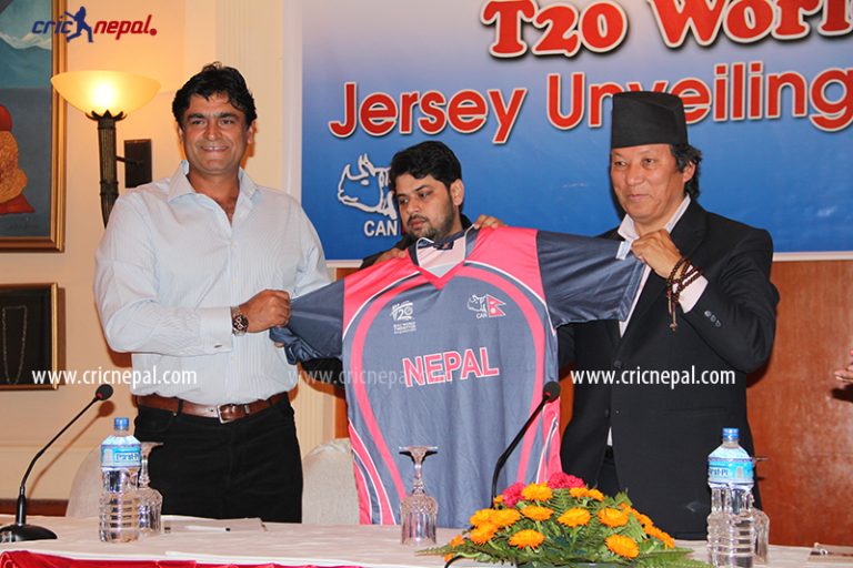 Nepal gets new Jersey before ICC WT20 2014