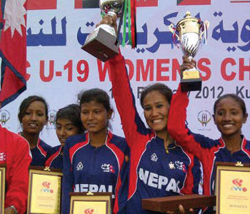 Winner of ACC U-19 Womens Championship 2012