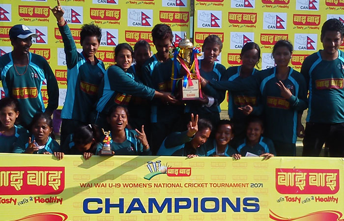 U19 Womens Cricket champion 2071