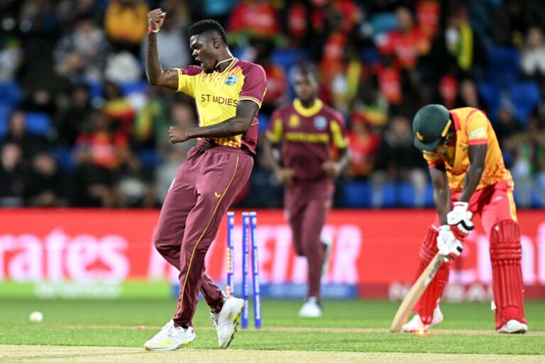 West Indies defeat Zimbabwe to stay alive in the super 12 race