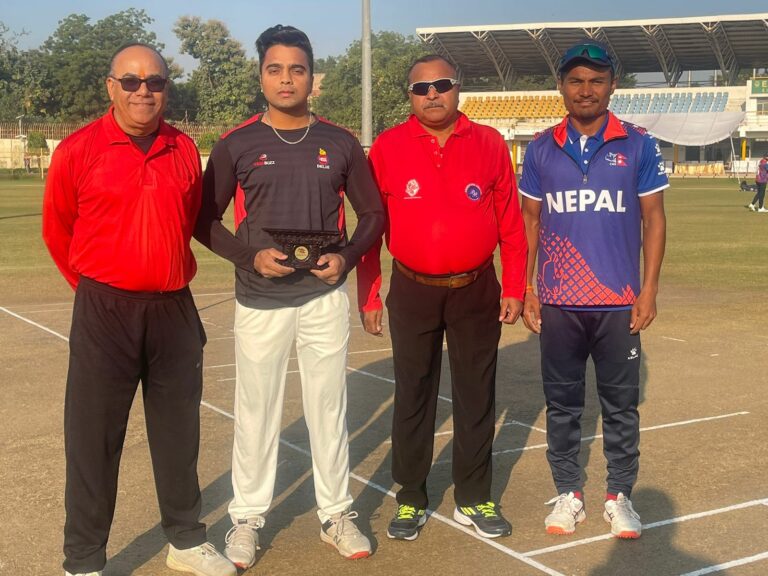Nepal lose the first practice match against DDCA