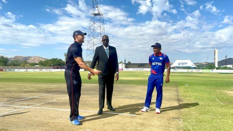 Nepal opt to field against Namibia