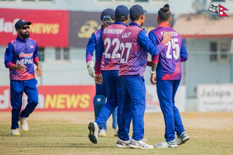 Nepal restrict Scotland to 212 runs