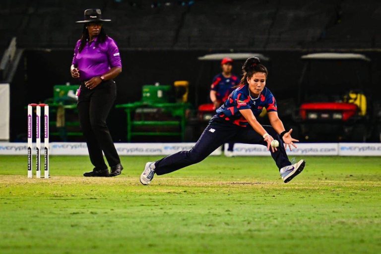 Rubina Chhetri claims her first wicket in FairBreak Invitational Tournament