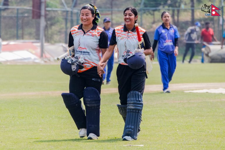 Sita Rana Magar, Indu Barma hit half-centuries as APF women posted 154 runs in the final