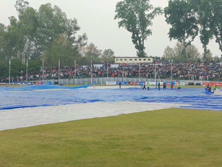 Rain interrupts Nepal’s semi-final match against Kuwait