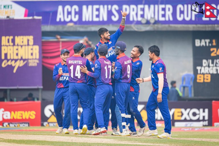 Nepal defeats Oman in a record-breaking 50th ODI match