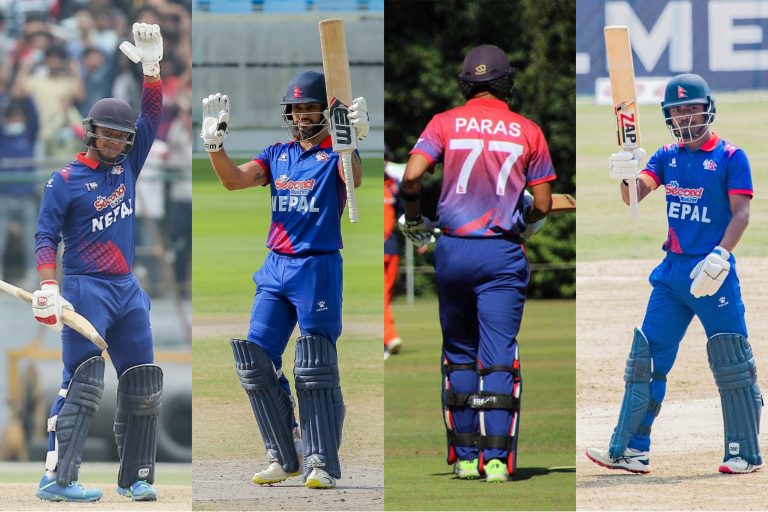 Nepali batters’ highest individual scores against all ten ODI opponents
