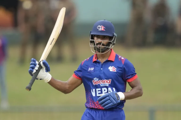 Aasif Sheikh becomes the first Nepalese batter to score a half-century in Asia Cup