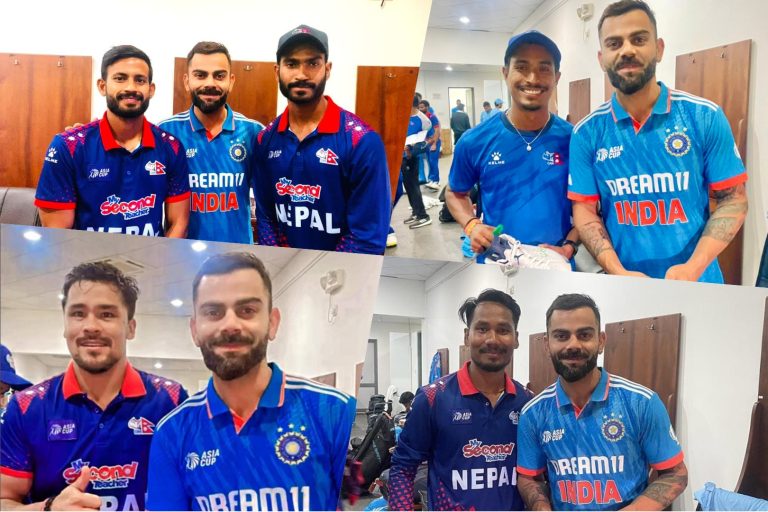 Nepali Cricketers’ admiration for Virat Kohli…