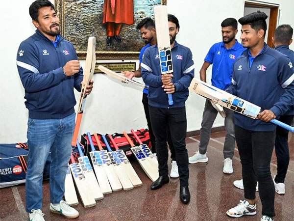 Indian Government gifts Cricket equipment to Nepal national cricket team