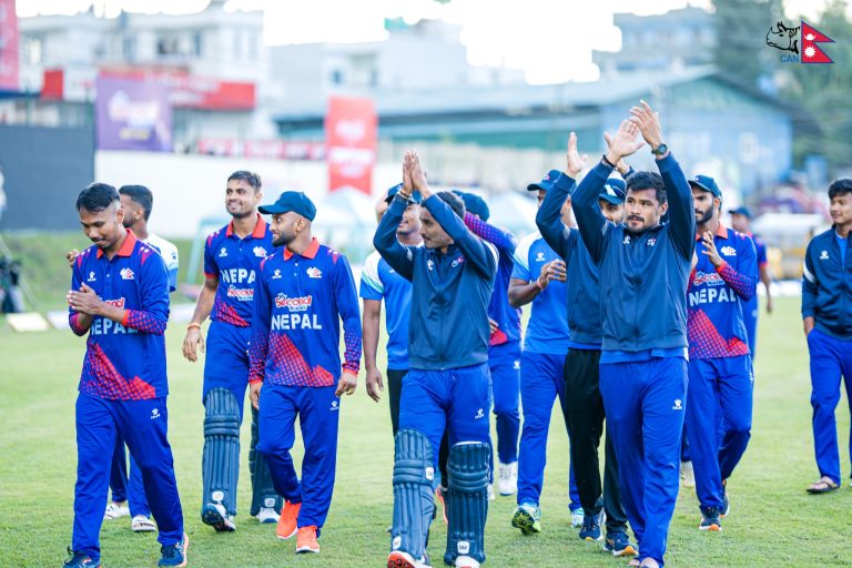 Nepal starts the Triangular series with a comfortable win over the UAE