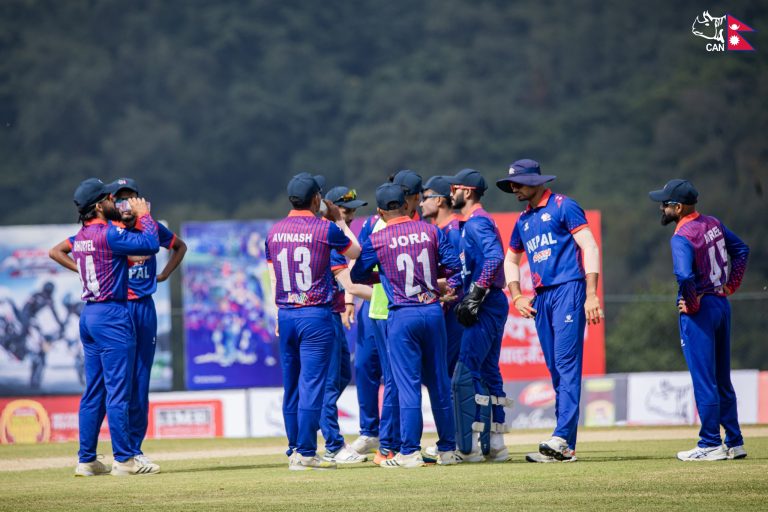 Nepal restrict UAE to 134 runs in a crucial semifinal match