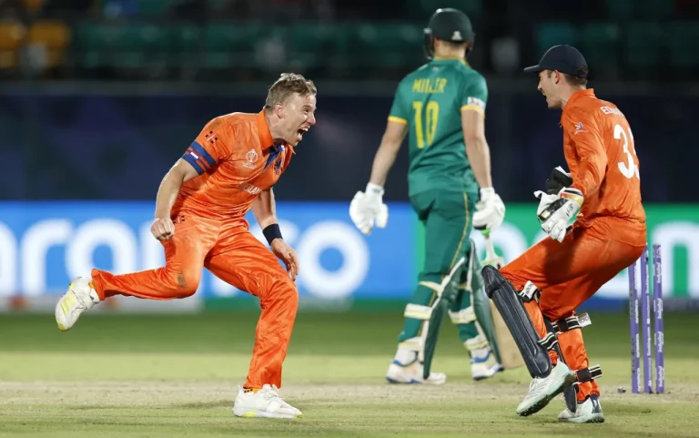 Netherlands claims historic win against South Africa in the World Cup 2023