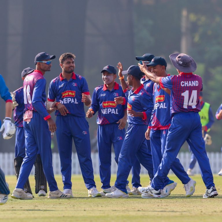 Nepal U19 bag a thrilling win against Namibia U19 in a practice match