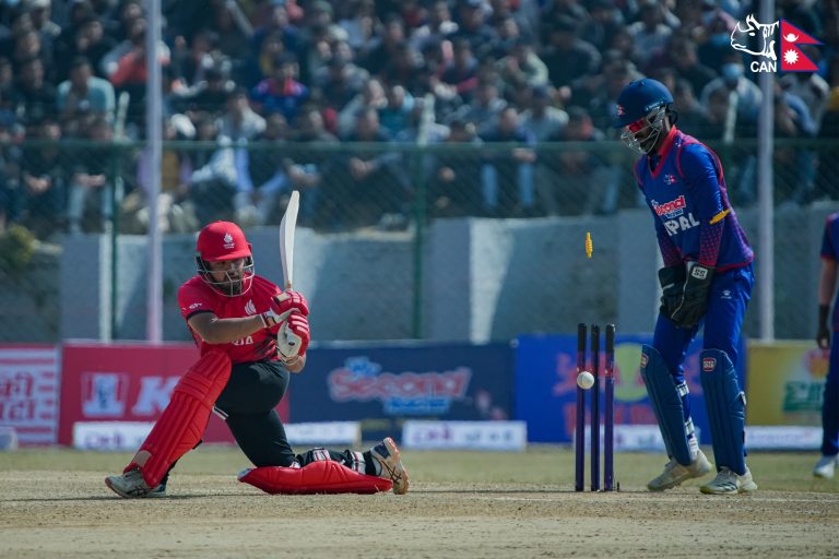 Canada sets a target of 286 against Nepal