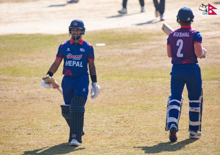 Batting nightmare continues for Team Nepal
