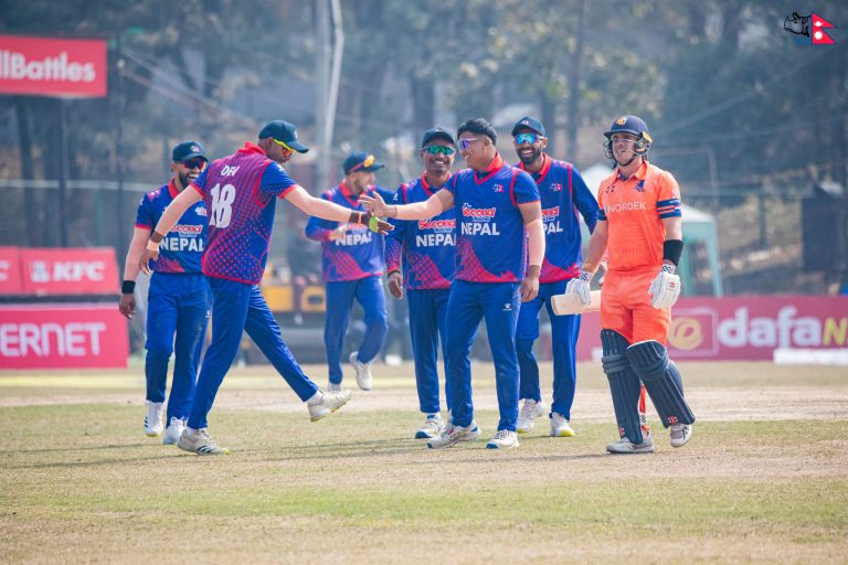 Nepal wraps up the Netherlands for a mere 137 runs