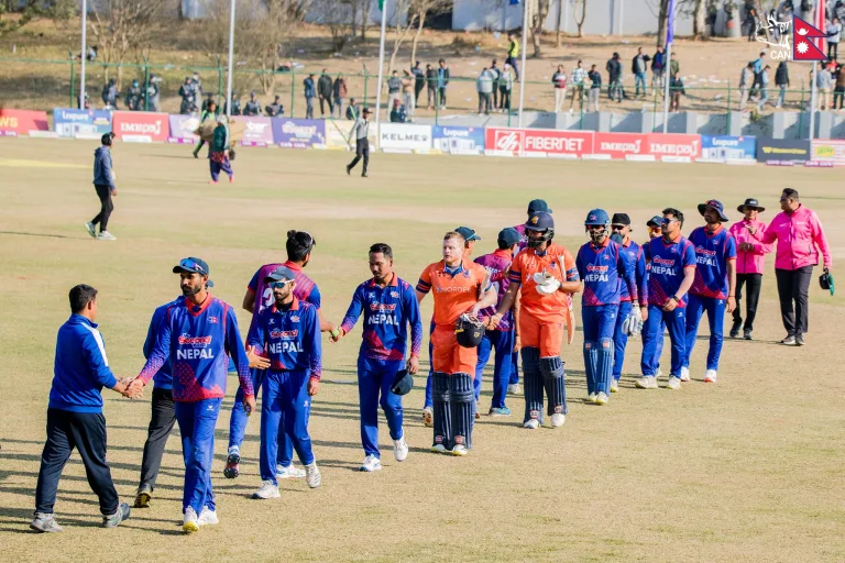 Netherlands dominates Nepal with eight-wicket victory