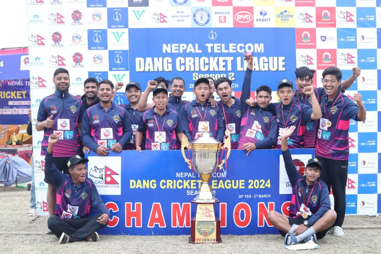 Dangali Lions clinch the title of second season of Dang Cricket League