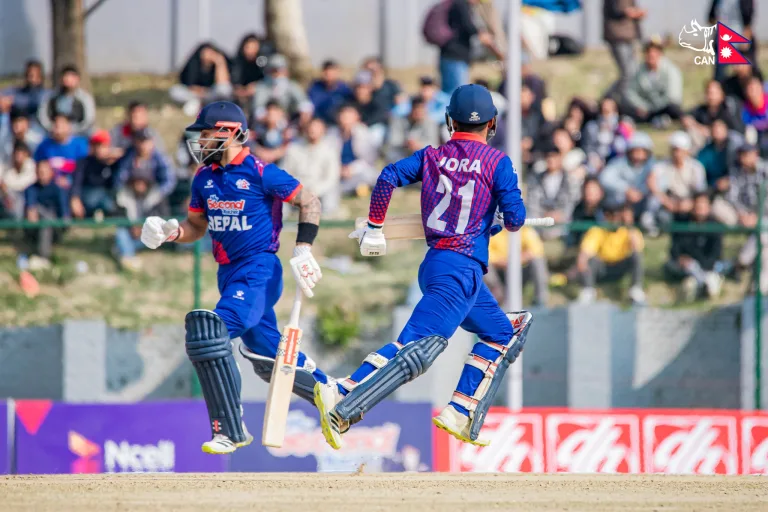 Nepal defeats Ireland Wolves in the first T20