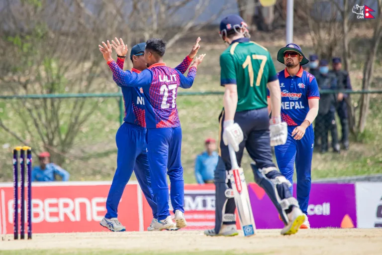 Nepal wrap up Ireland Wolves for 121