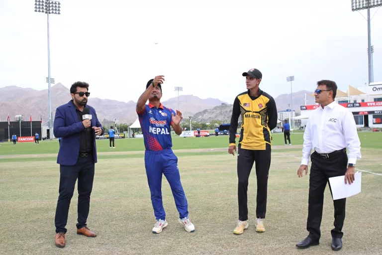 Nepal restrict Malaysia to 143 runs