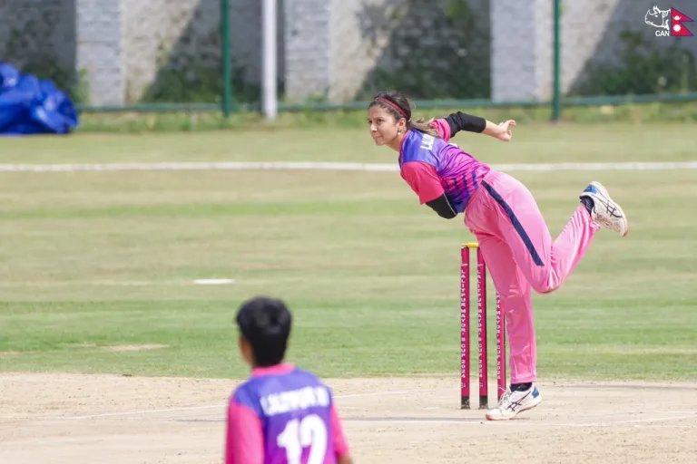 Kritika Marasini shines with a spectacular hattrick in Lalitpur Mayor’s Cup