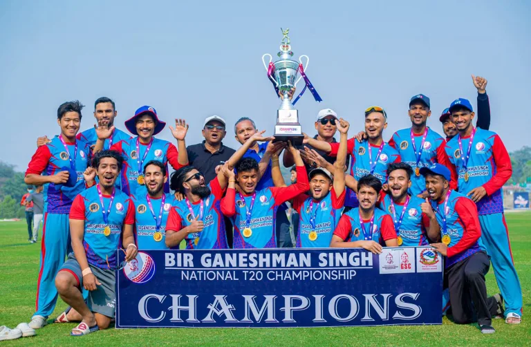 Lumbini Province seals historic victory in Bir Ganeshman Singh National T20 Championship