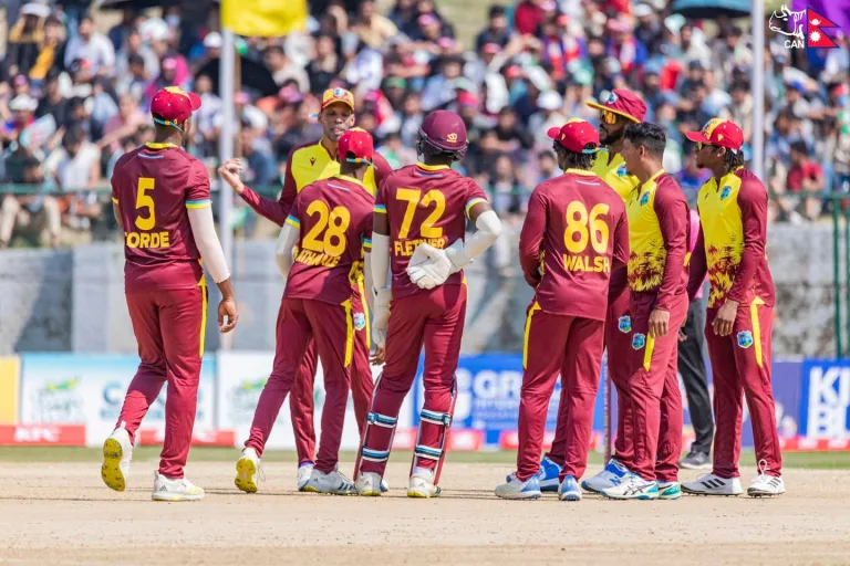 West Indies A defeats Nepal by ten runs to level the series 1-1
